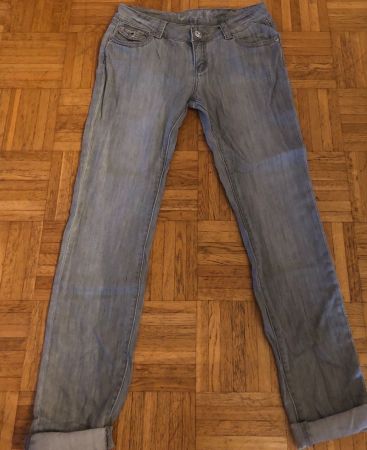 Jeans grau Gr. 38