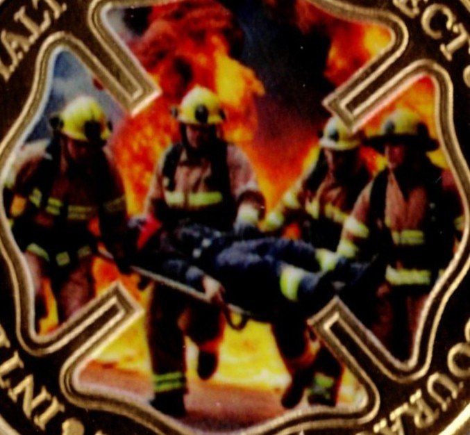 Medaillen: Fire_Rescue_Service_Integrity_Loyalty_Duty_Respect_Medaill 1 – Neu (gemäss Beschreibung) aus Hombrechtikon von Fraese01 2