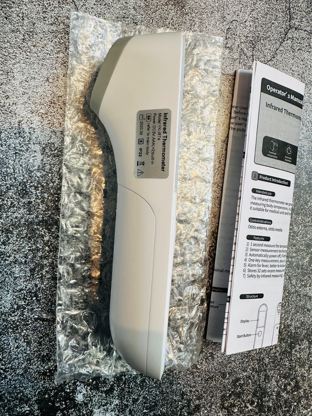 Medizinische Geräte: Thermometer Infrarotthermometer Körpertemperatur Messgerät – Neu und originalverpackt aus Balsthal von Menis-Shop2 8