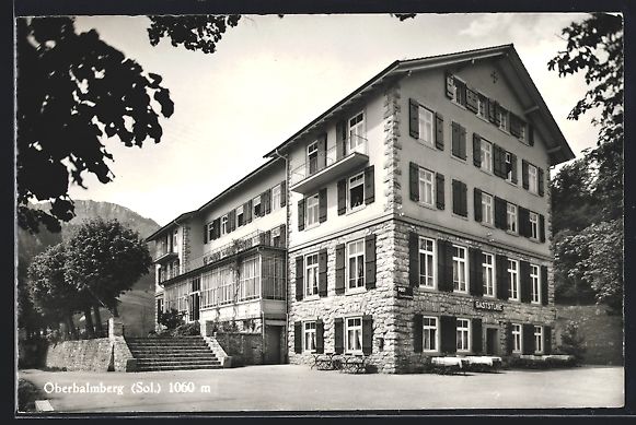 Cartoline postali: AK Oberbalmberg, Blick auf Hotel Kurhaus – Usato da Berlin venduto da bartko-reher