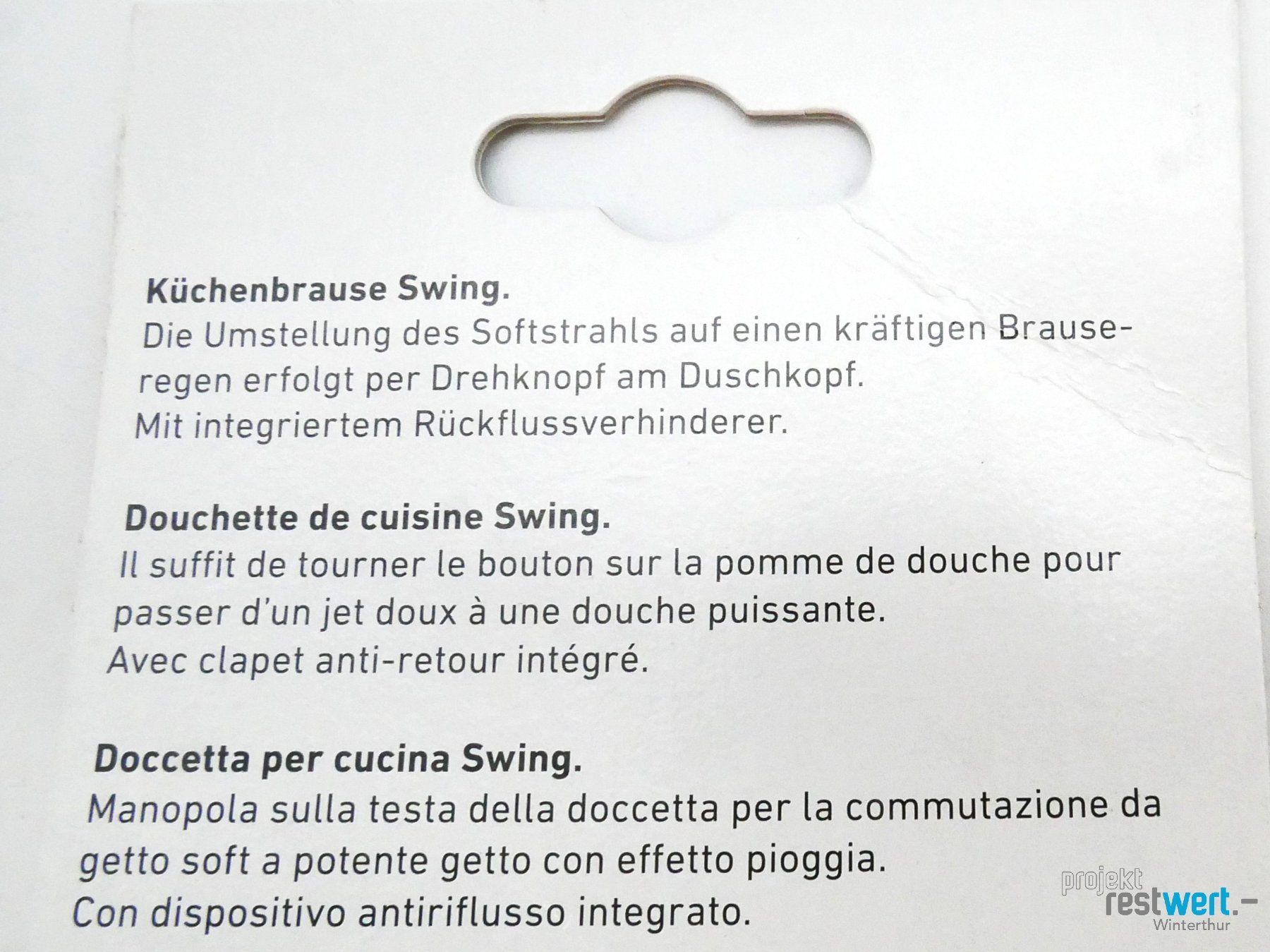 Franke Robinetterie: FRANKE Küchenbrause Swing – Neuf (Voir description) à Winterthur par Restwert_Winterthur 6