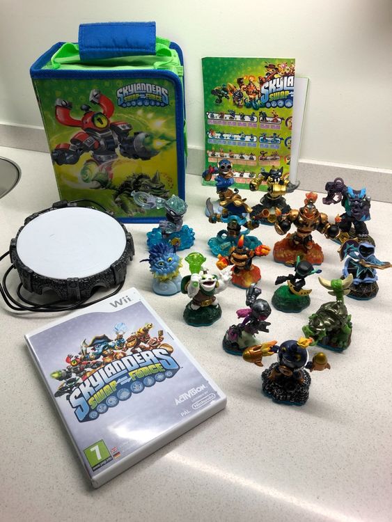 Wii Skylanders 60 Figuren Portale Spiele Trap Team Swap Force In