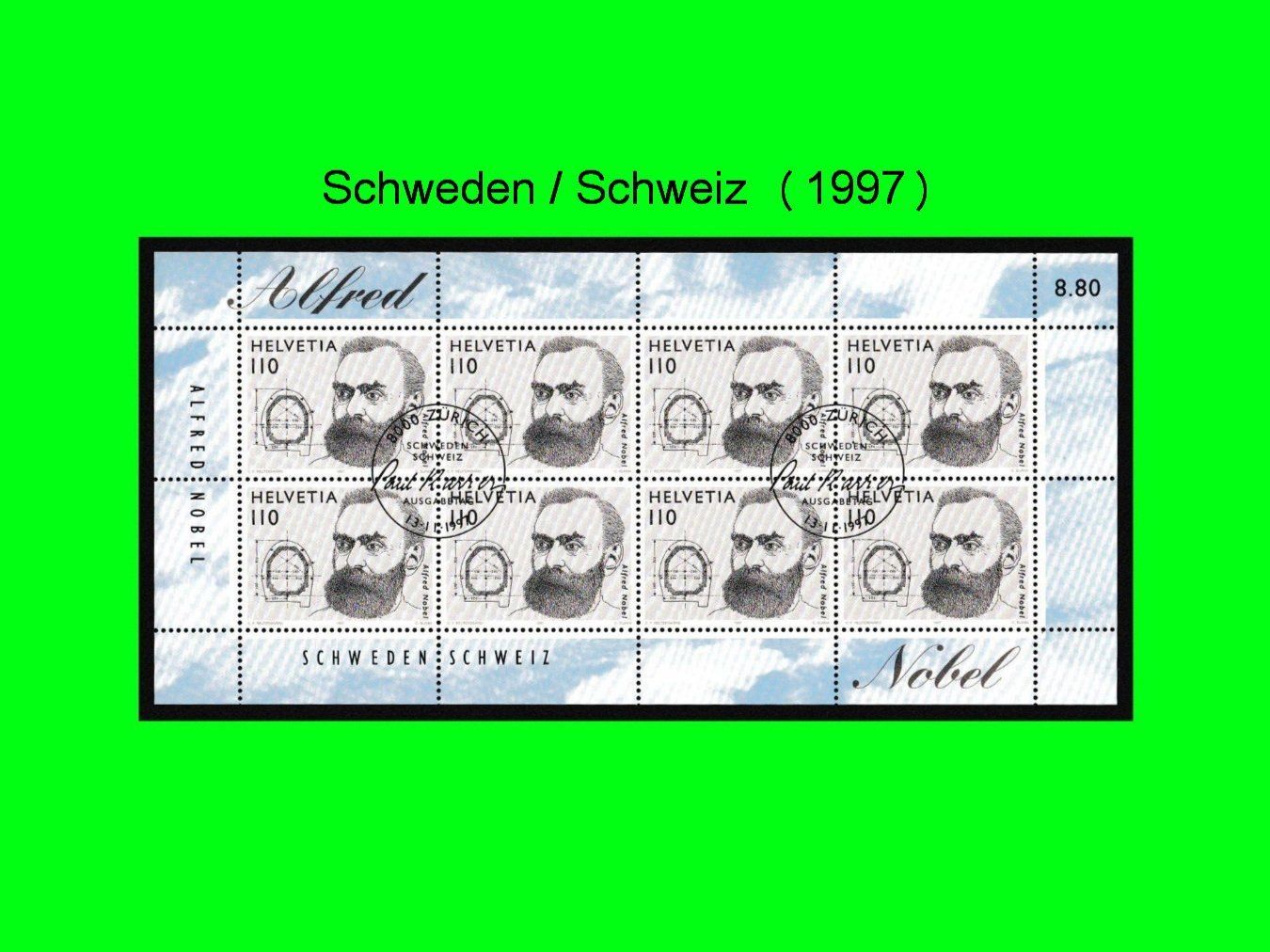 Tutti i francobolli: Bogen-Serie "Schweden - Schweiz" (1997) – Nuovo (secondo la descrizione) da Dübendorf venduto da chiara48 2
