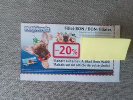 Bon Petfriends de 20% utilisable uniquement en magasins