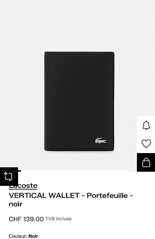 Portafogli: Porte-monnaie Lacoste – Usato da Auvernier venduto da voi_kqz6 2