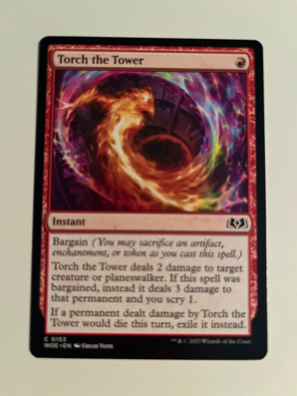 Magic The Gathering Carte collezionabili: 1 x Torch the Tower - Magic: The Gathering - MtG – Usato da Kriens venduto da Shadi1980