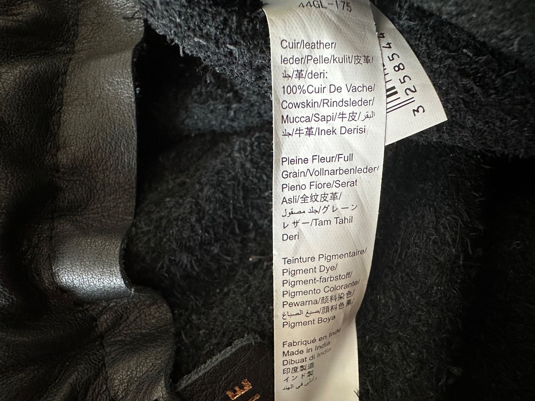 Rucksäcke: Galeries Lafayette Lederrucksack  Schwarz  Echtleder – Gebraucht aus Basel von Rouge. 6