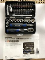Mini-Steckschlüssel- und Bit-Box 1/4" 38-tlg.