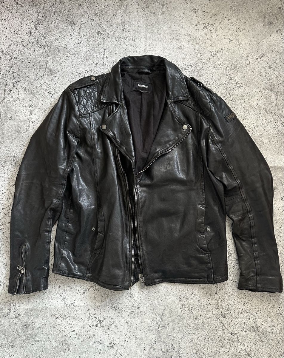 Jacken: Tigha Leather Jacket - Black, XL - Great Condition! – Gebraucht aus Zürich von megastored