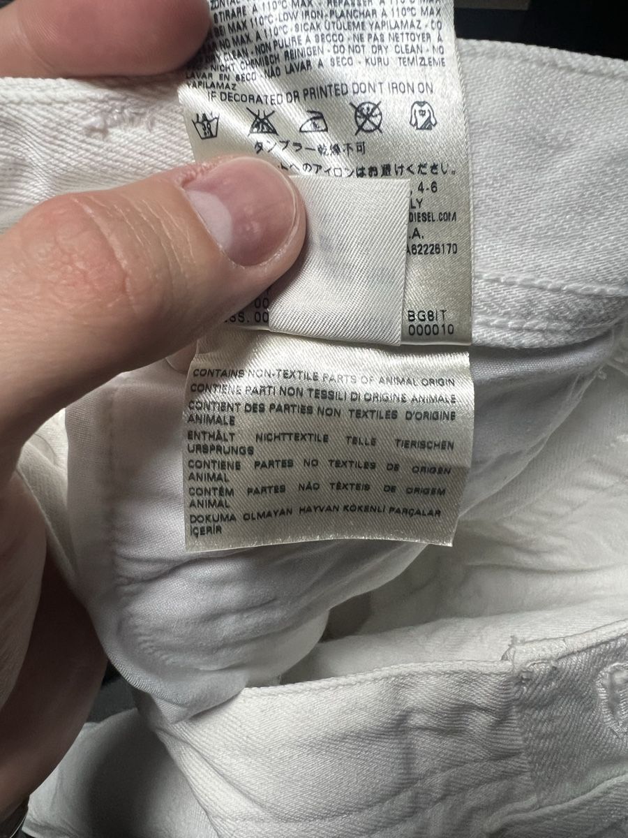 Diesel Jeans: Diesel Black Gold Type 169 white jeans – Usato da Boudry venduto da LuigiLoot 7