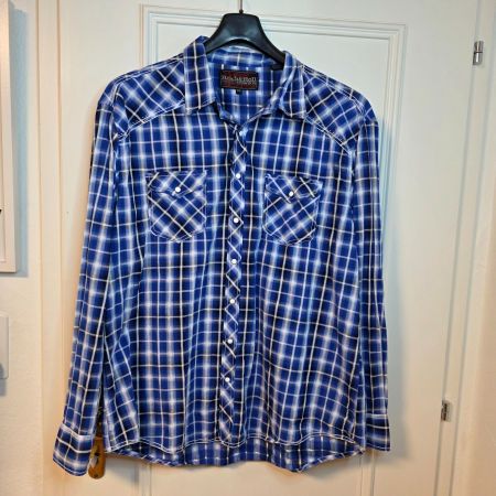 Rock&Roll Cowboy Hemd kariert XXL Vintage-Stück  Western