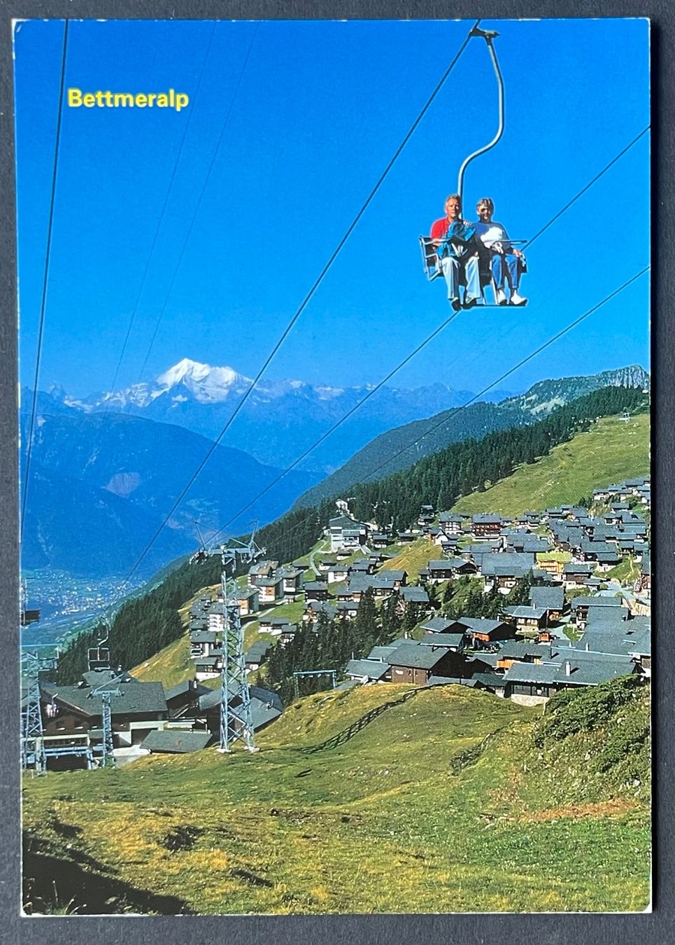 Cartoline postali: Bettmeralp, Gondelbahn ca. 1970 – Usato da Ostermundigen venduto da DaxKarten-75