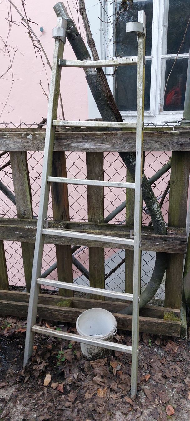 Leitern: Alu Leiter, Anlegeleiter, Stehleiter, – Gebraucht aus Brislach von ericCH