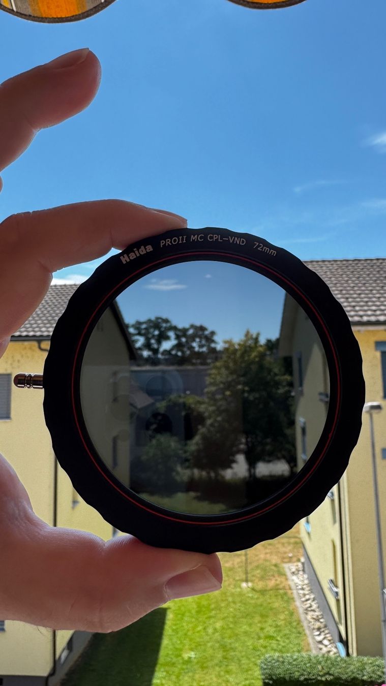 Haida Filter: Haida Pro2 2-in-1 CPL + VND-Filter 72mm – Gebraucht aus Trimbach von Evonics 1