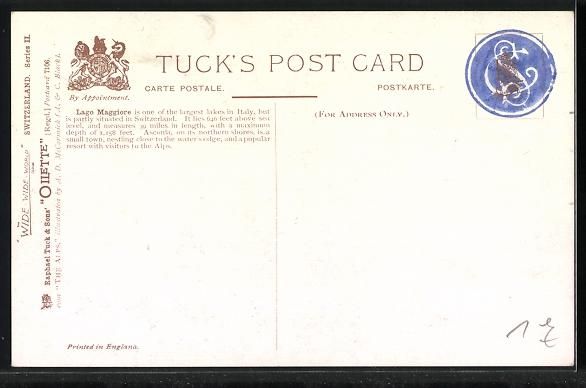 Cartes postales: AK Ascona, Blick zum Ort, Ruderboot – D'occasion à Berlin par bartko-reher 1