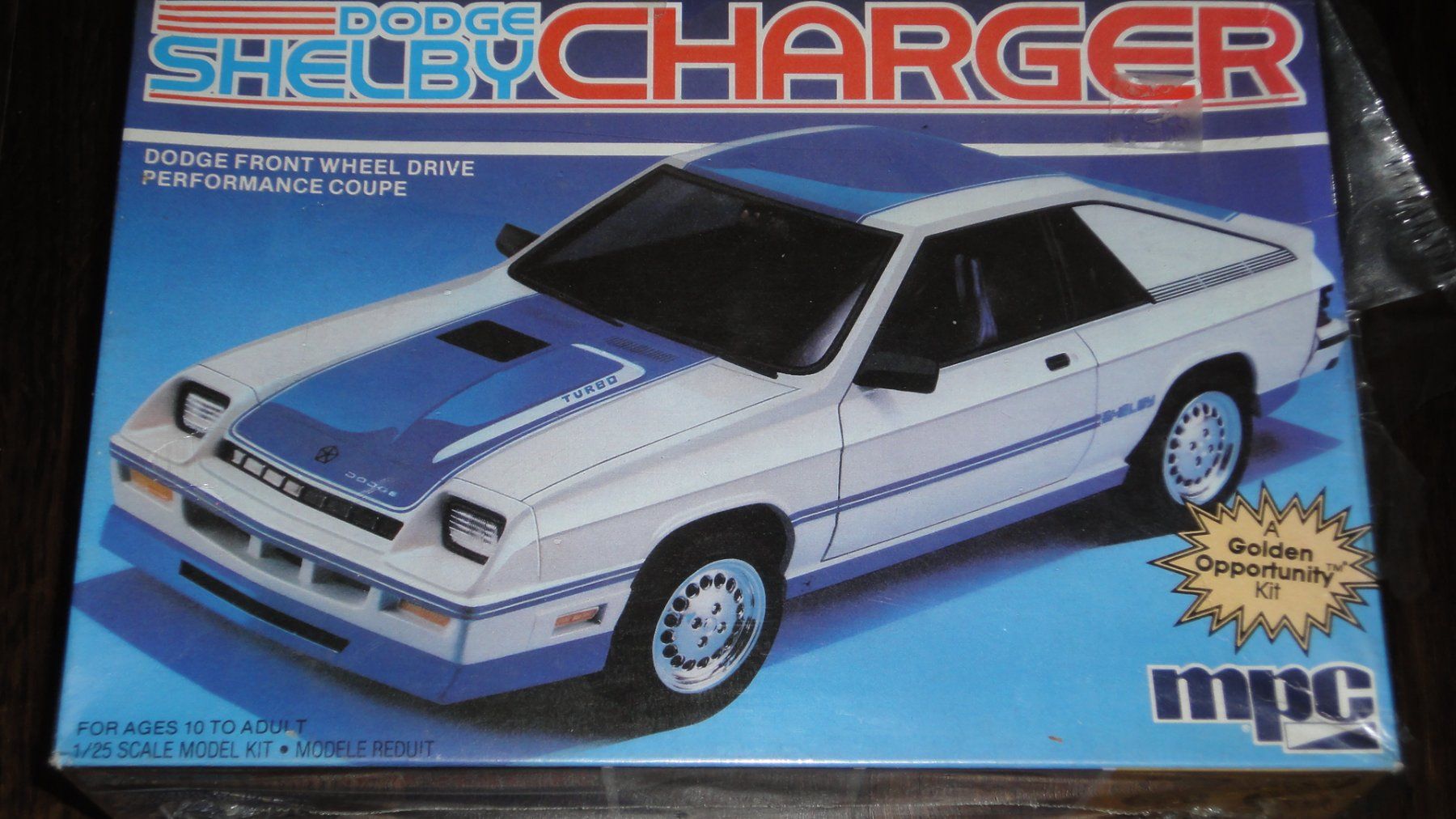 Modellbausätze & Standmodelle: MPC 1984 DODGE SHELBY CHARGER 1:25 – Neu (gemäss Beschreibung) aus Frümsen von Malibu69