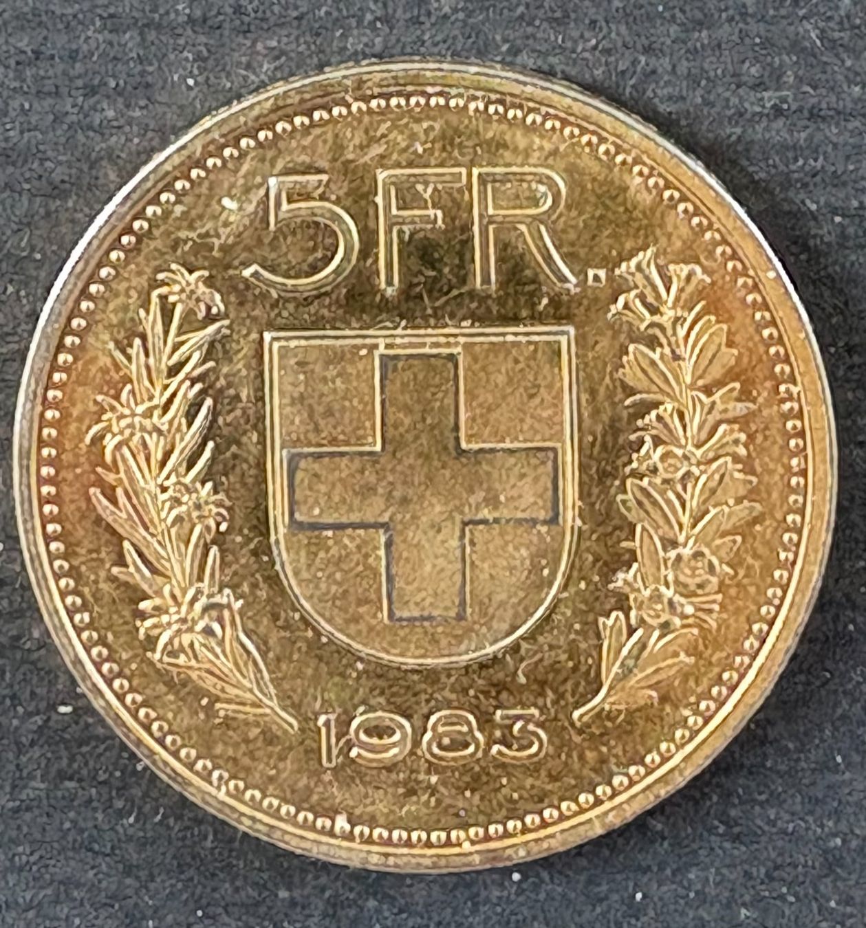 Tutti le monete: 5.- FRANKEN – Usato da Ostermundigen venduto da Kari1937