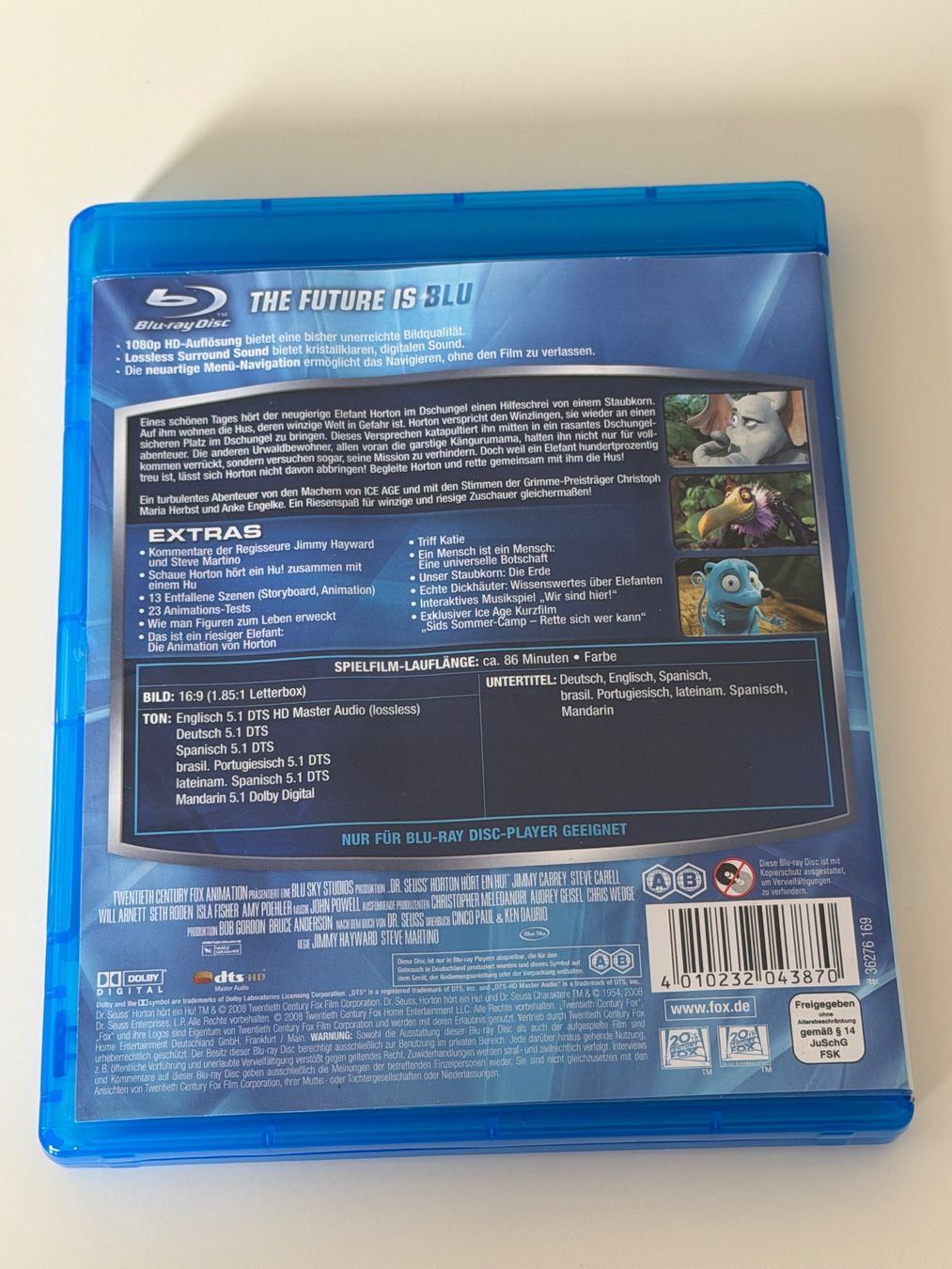 Tutti i DVDs: Horton hört ein Hu! - Blu-ray - – Usato da Altstätten SG venduto da sheamus 1
