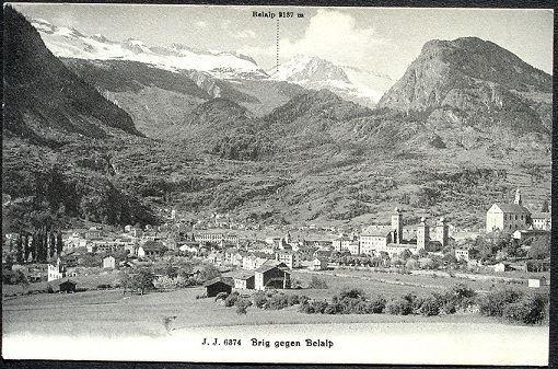 Cartoline postali: BRIG gegen Belalp – Nuovo (secondo la descrizione) da Jona venduto da philajona