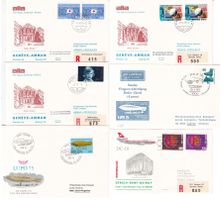 40 Stk. CH Flugpost Briefe 1975 & 1976, Swissair etc.