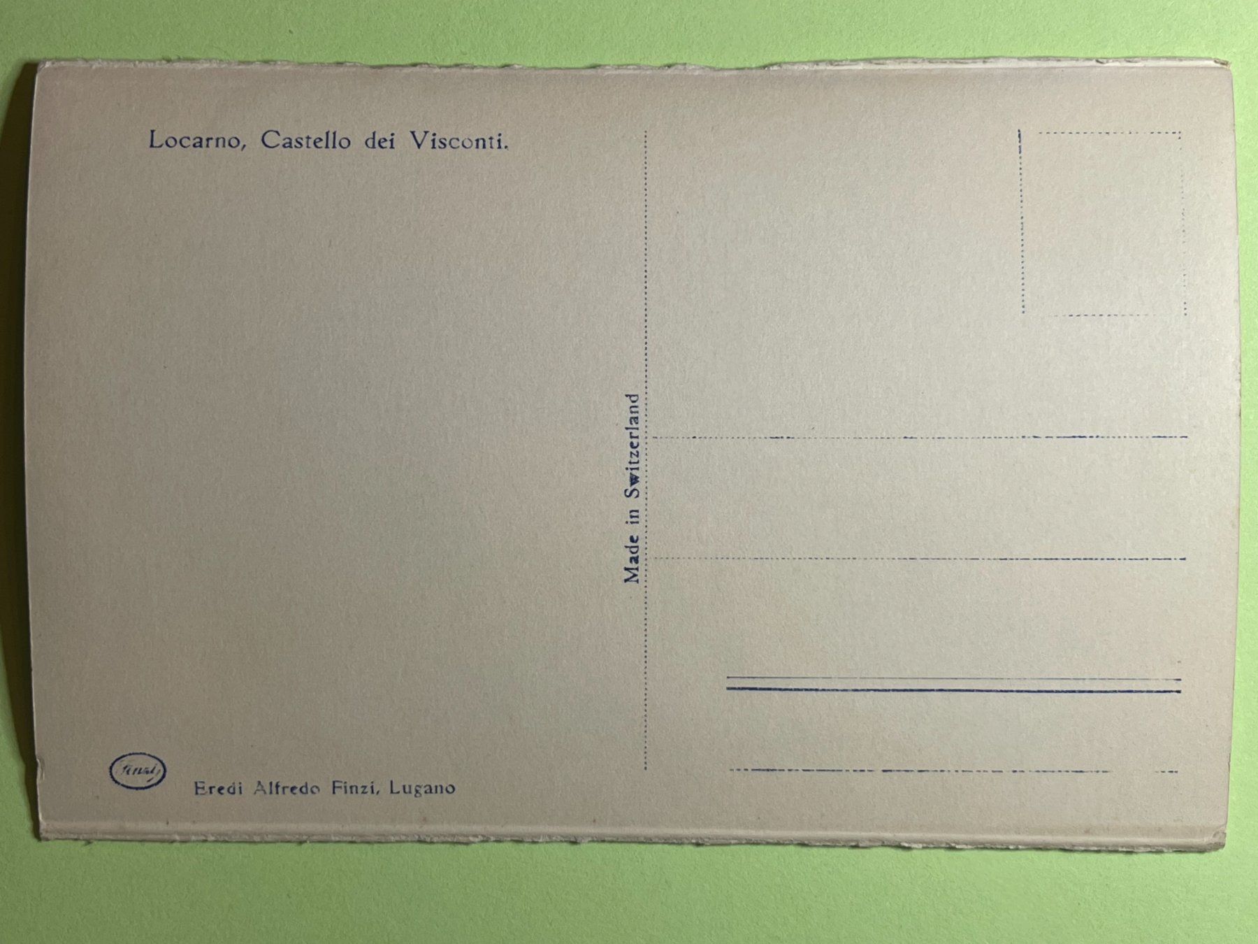 Cartes postales: Locarno, Castello dei Visconti – D'occasion à Steg VS par _vinci_ 1
