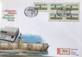 FDC MAXI AUTOMATEN-MARKEN DEUTSCHE BUNDESPOST BERLIN