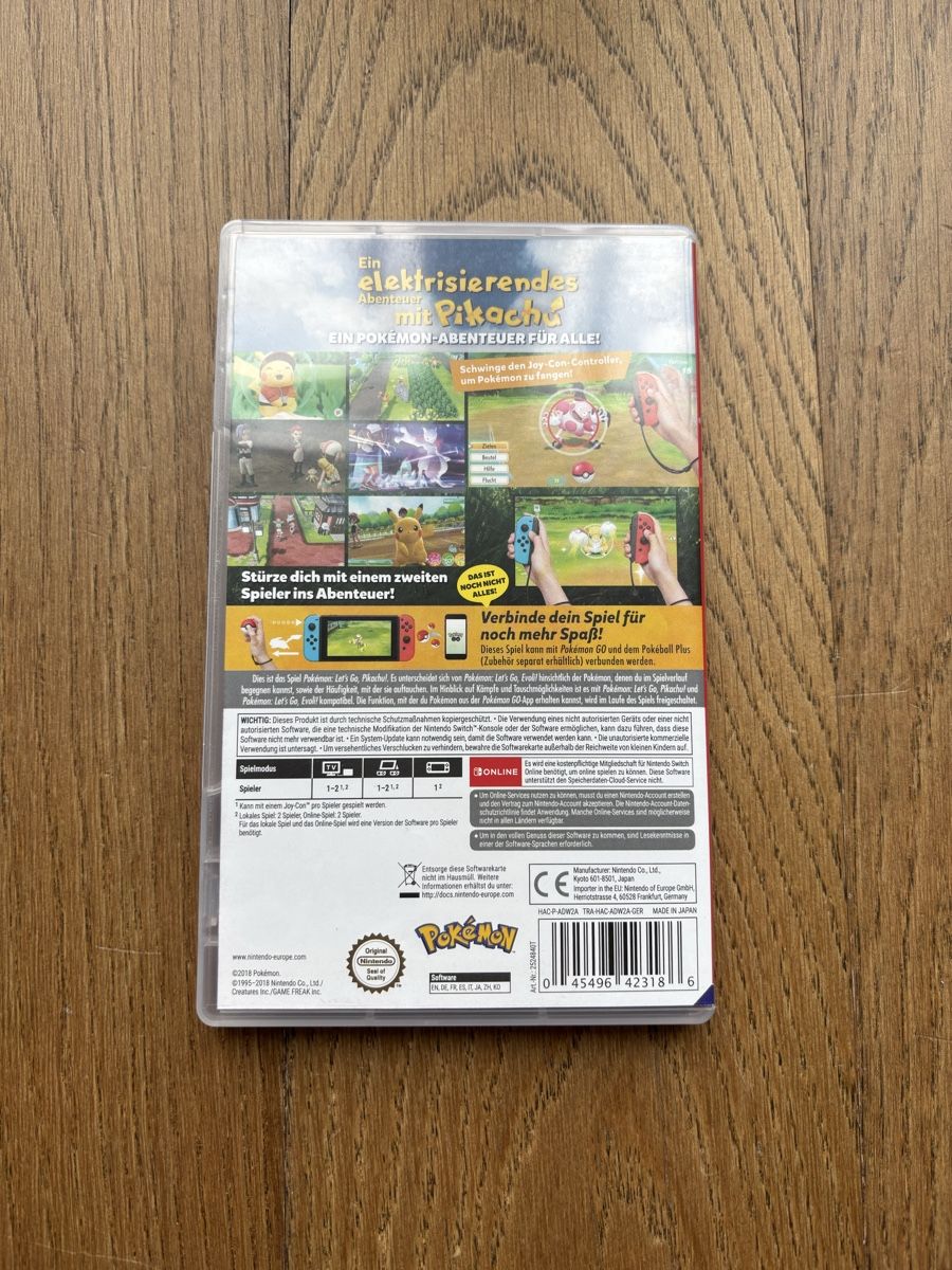 Nintendo Giochi: Pokémon Lets Go Pikachu / Nintendo Switch – Usato da Läufelfingen venduto da Seraphim13 1