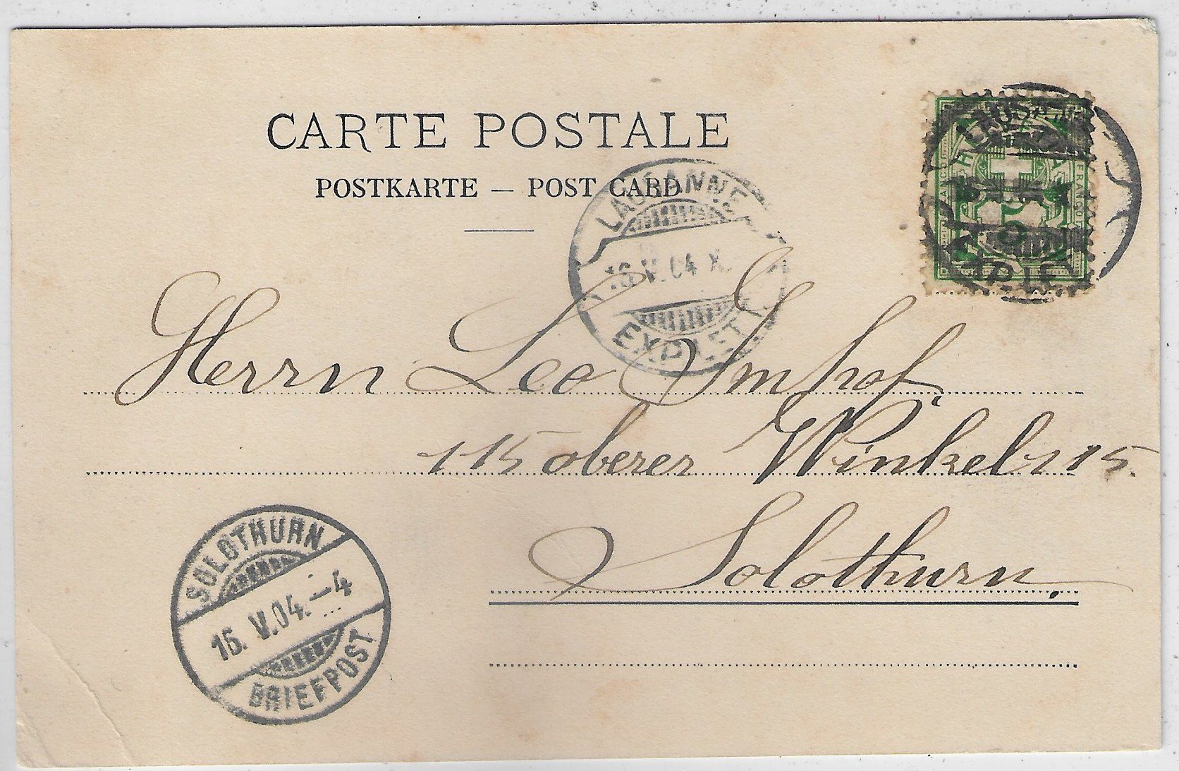 Cartoline postali: Ouchy - Port – Usato da Ettingen venduto da Kartenplanet 1