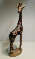 Figur Giraffe Kenja handgeschnitzt 31 cm hoch  Afrika