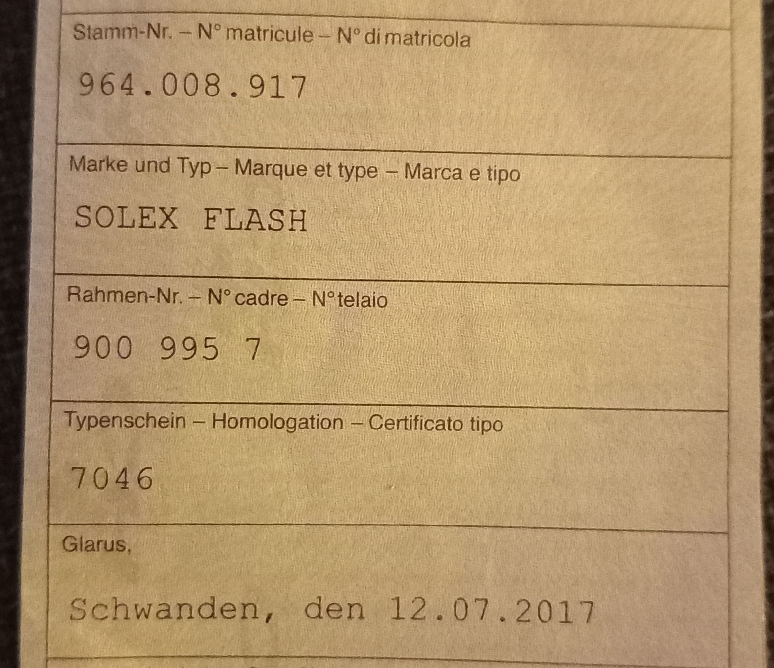 Solex Ciclomotori: Mofa Solex Flash ab 1.- Fr.  – Usato da Oberurnen venduto da nicoelchen2012 9