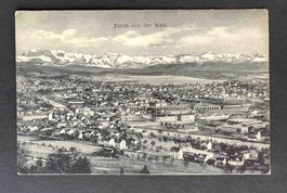 AK Zürich von der Waid ungelaufen