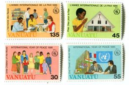 Briefmarken "Jahr des Friedens". Vanuatu