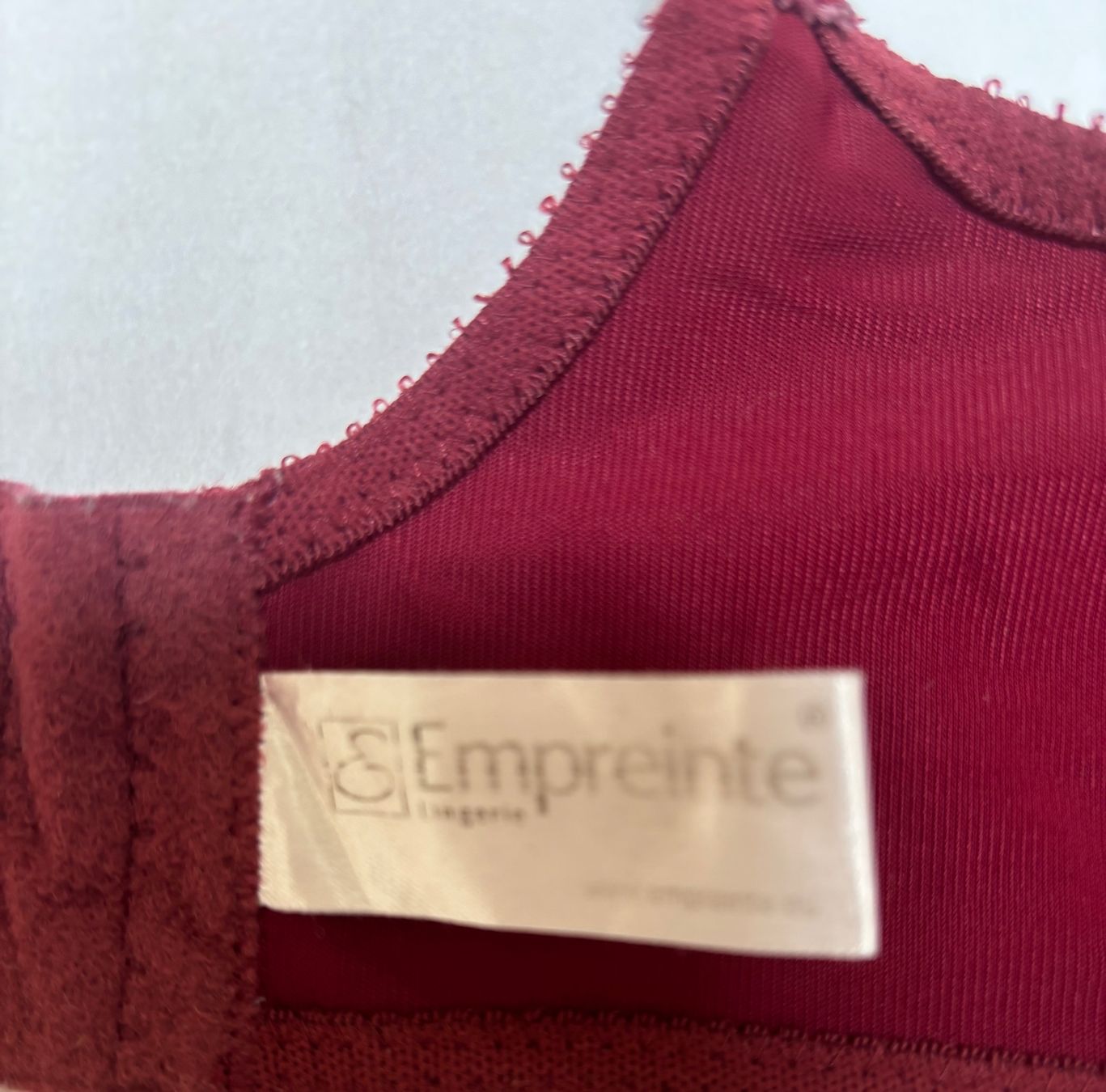 Autres dessous: Empreinte - BH - 75 F - dunkelrot – D'occasion à Zofingen par Justizia_01 2