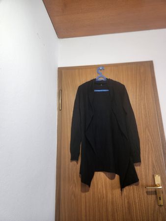 Gilet cardigan noir Muji 100 pour cent laine noir M/L