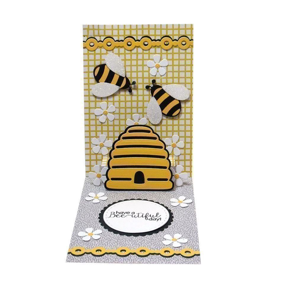 Schablonen: BIENENHAUS STANZSCHABLONE – Neu und originalverpackt aus Affoltern am Albis von scrapbooking 7