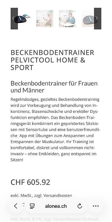 Attrezzature mediche: Pelvic Tool Beckenbodentrainer – Usato da Zürich venduto da Gugumere7 4