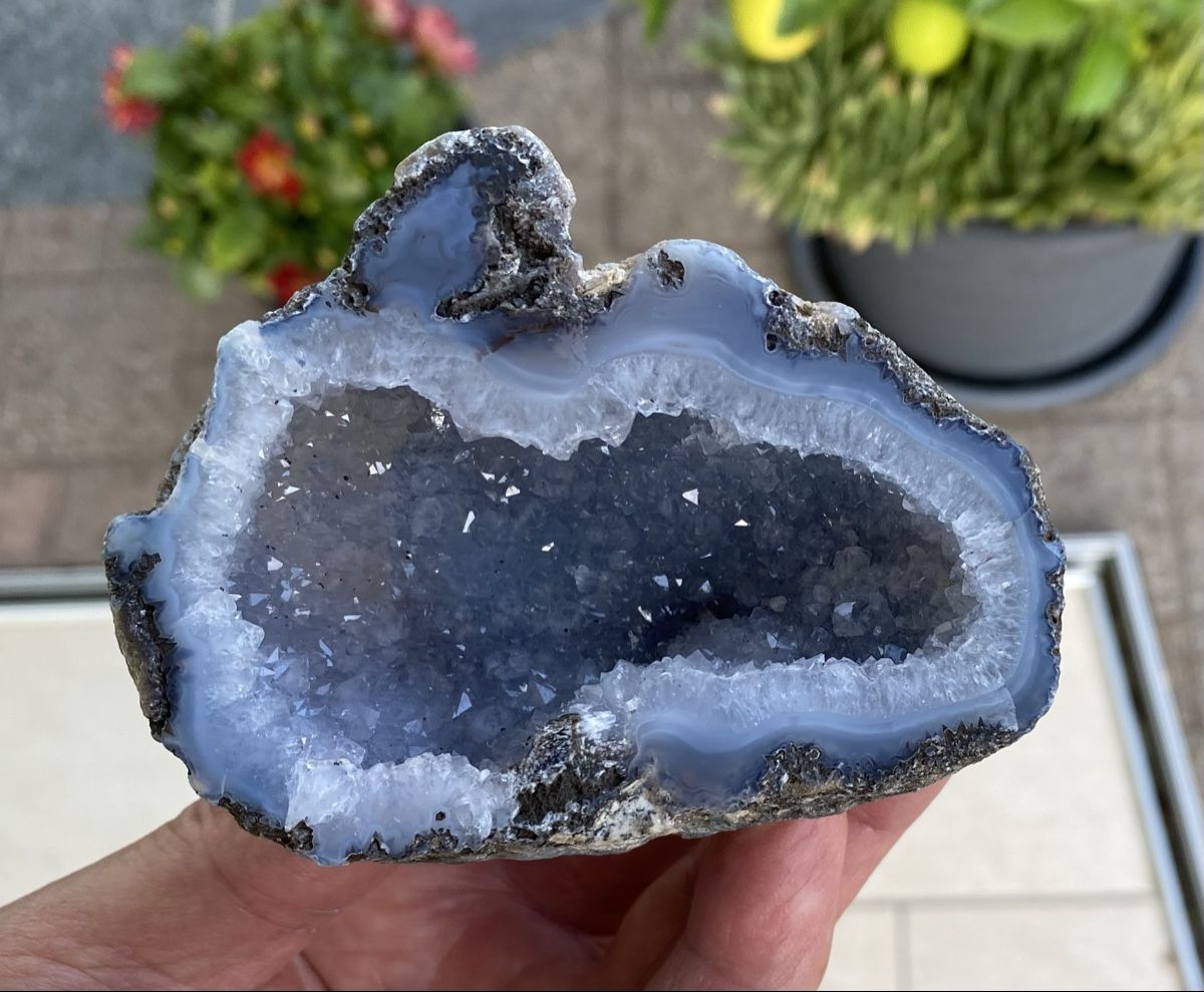 Mineralien & Heilsteine: Sehr schöne Achat Geode  – Gebraucht aus Selzach von 321compac 5