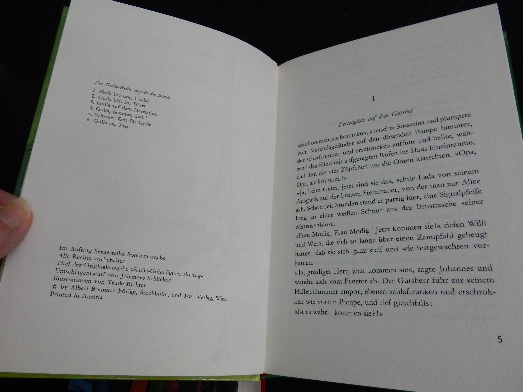 Libri: Gulla 6 Stück Sandwall-Bergström Jugendbuch komplett – Usato da Jona venduto da JOberg_25 3
