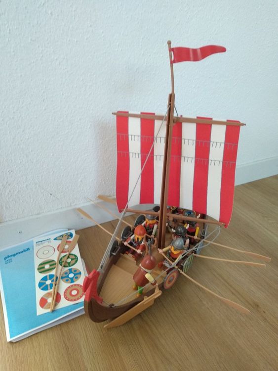 Ricambi Playmobil Nave Vichinga Longboat 3150 3156 Usati Ricambi Playmobil Viking Longboat: Pezzi Originali Per Barche Vichinghe, Modelli 3150, 3156 - Foto 4