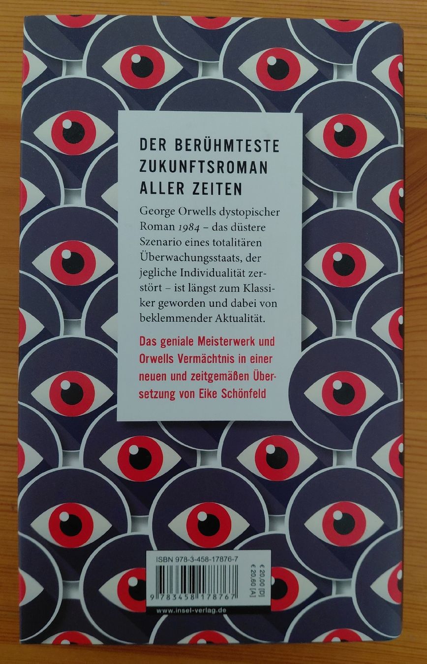 Bücher: George Orwell 1984 – Gebraucht aus Birsfelden von aer_q78f 1