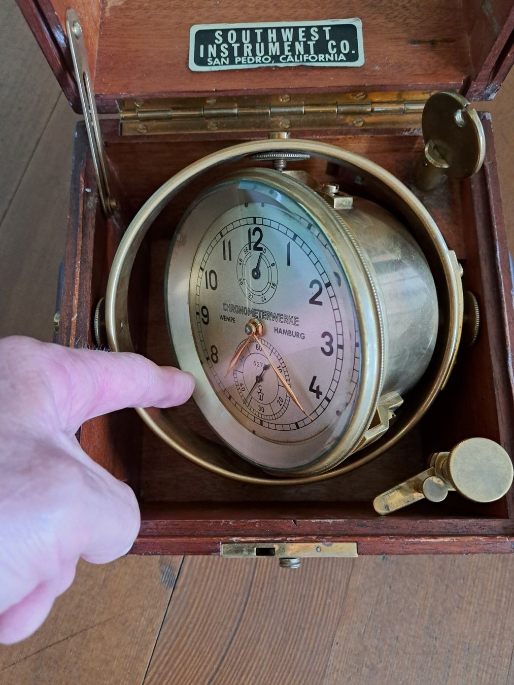 Montres: Marine-Chronometer - Wempe Hamburg – D'occasion à Bern par Schilling29 1