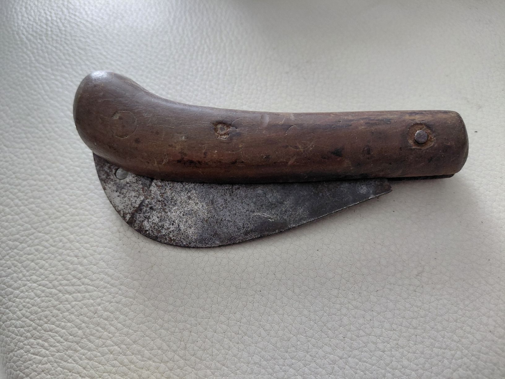 Posate: Altes Rebmesser / Hippe mit Holzgriff,RARITÄT! – Usato da Belp venduto da mar_76s8 3