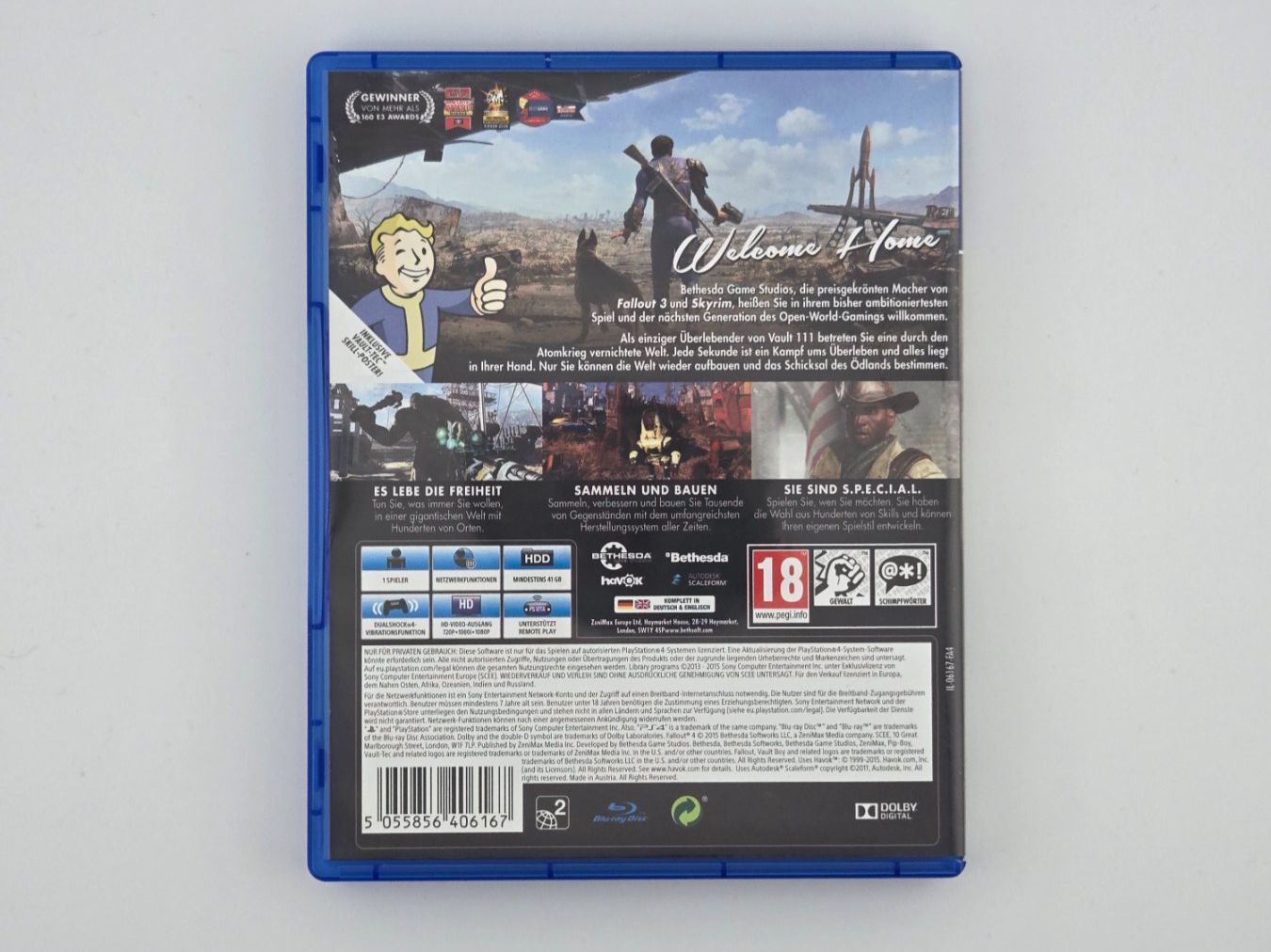 Sony Giochi: Fallout 4 uncut version PS4 Spiel mit Hülle - Top! – Usato da Hunzenschwil venduto da Fluz 2