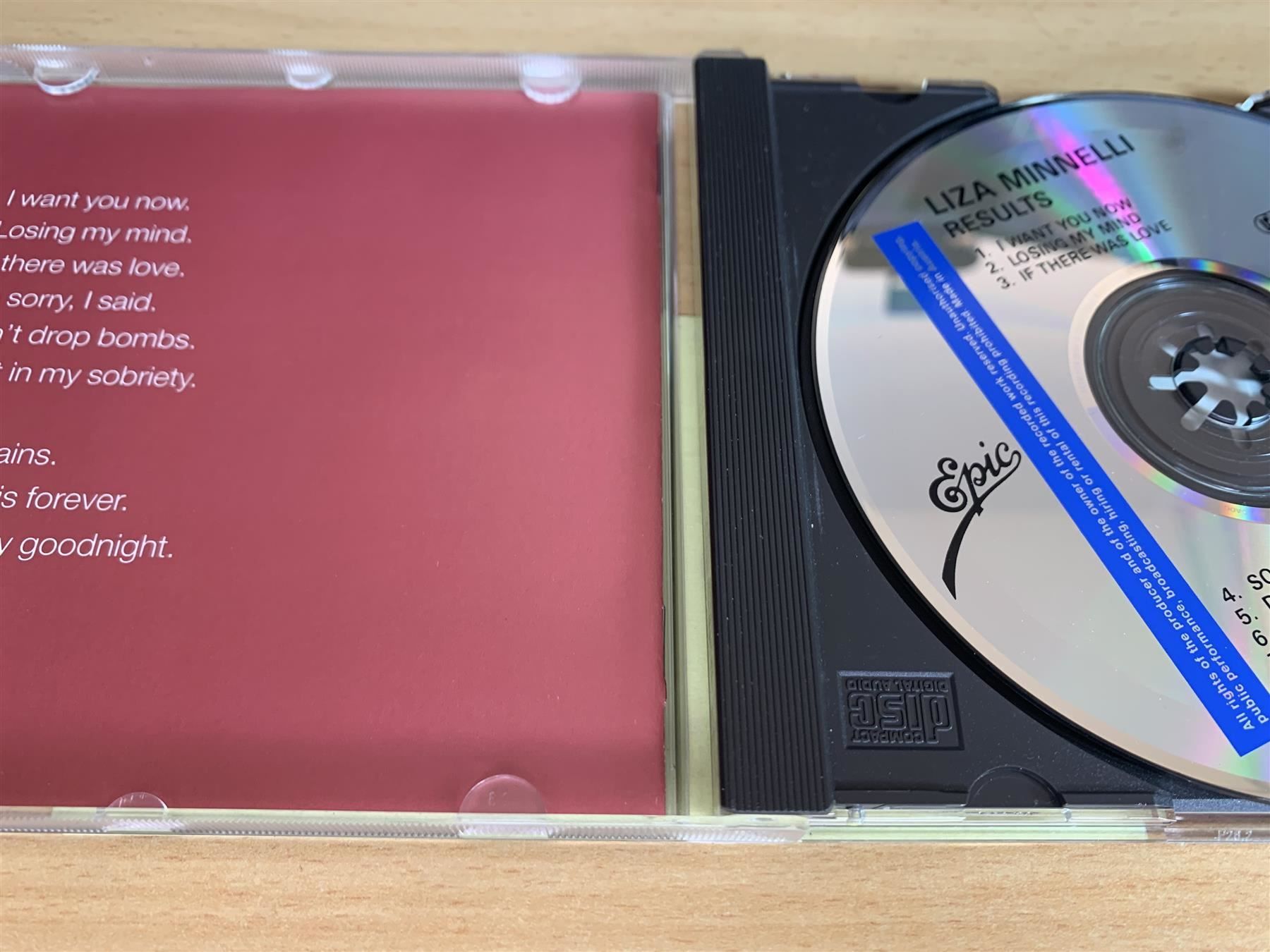 CD: Liza Minnelli – Results – Usato da Rikon im Tösstal venduto da Alpenmutz 2