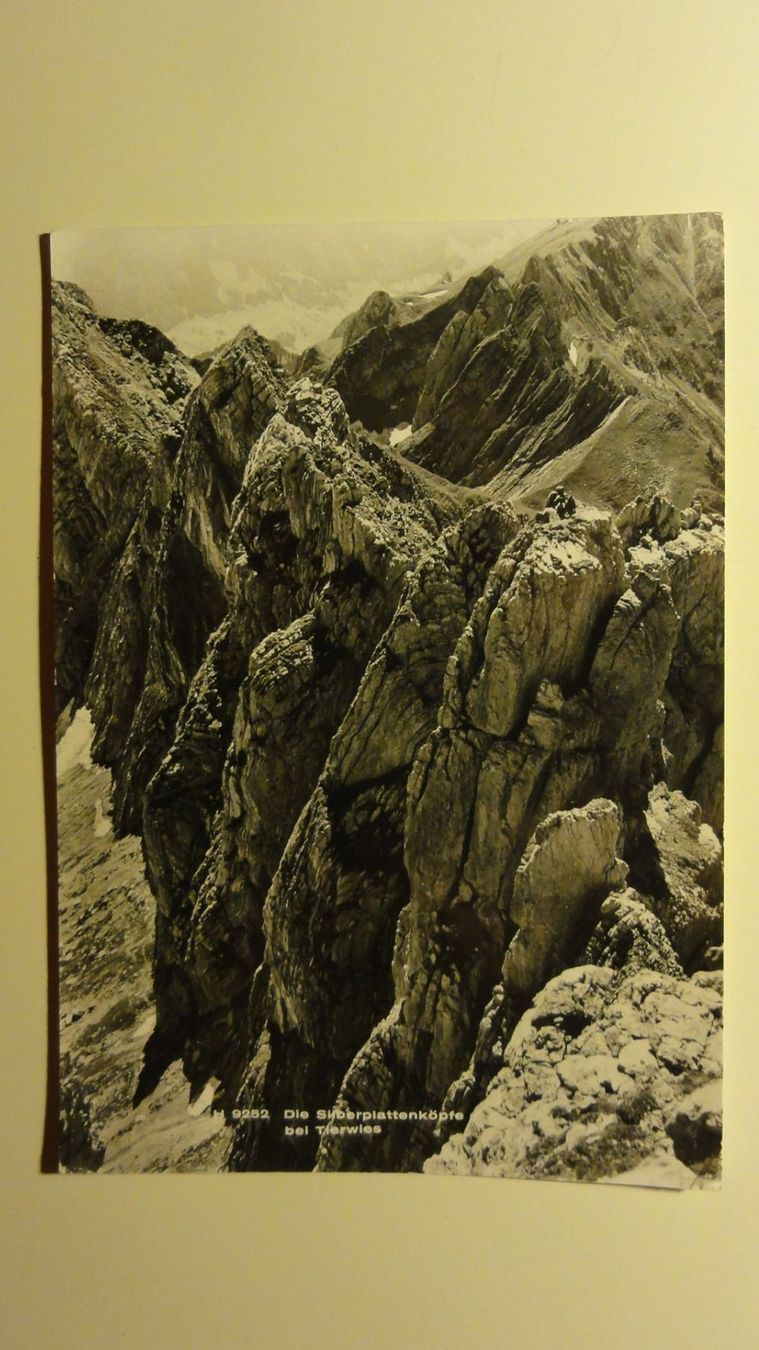 Cartoline postali: Antike Postkarte - Die Silberplattenköpfe – Usato da Abtwil SG venduto da mutts1