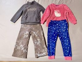 Warmes Winter Kleiderpaket für Mädchen Gr 98 104 Winterhose