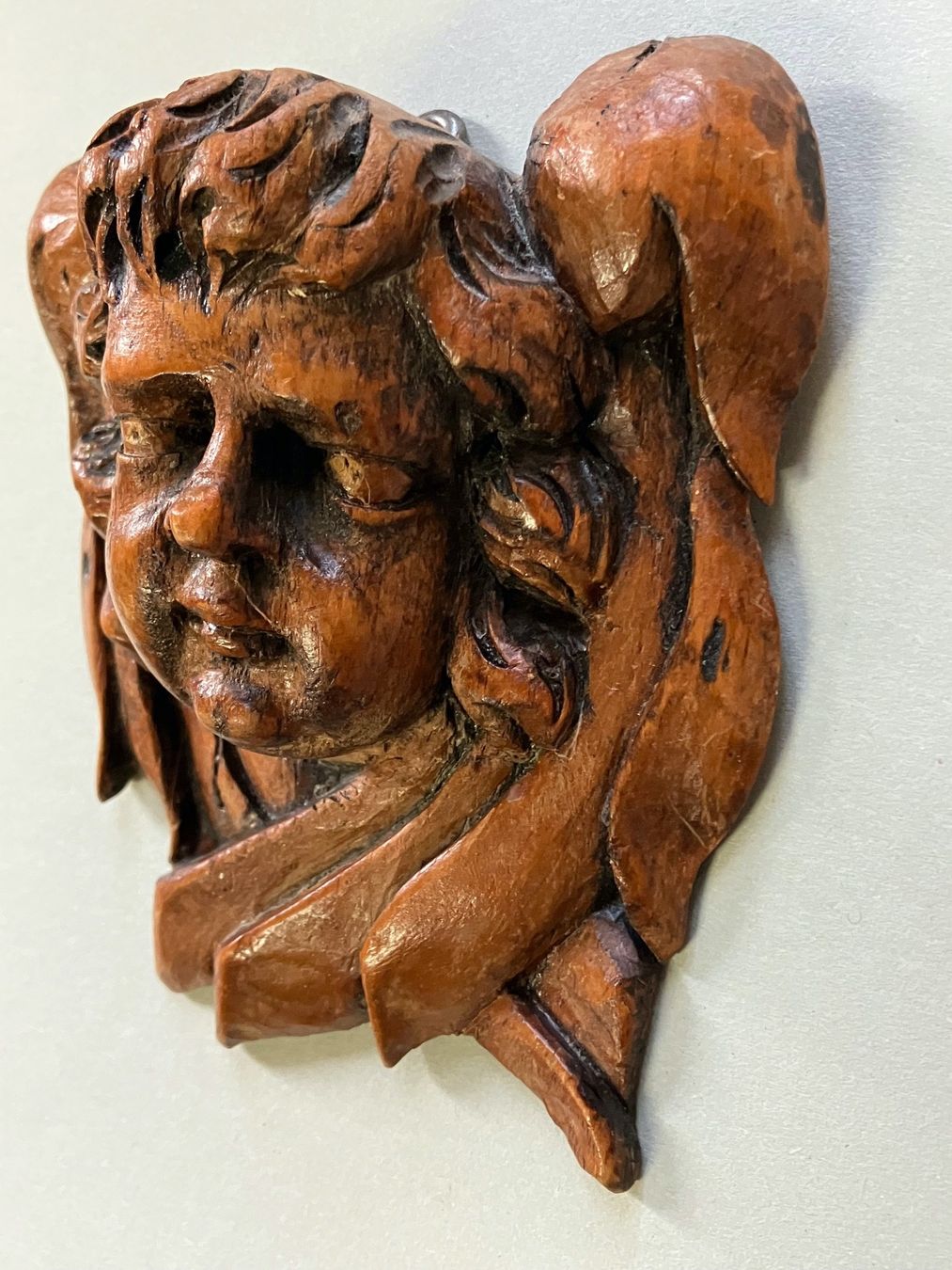Statuette: Engelskopf Putto antik. – Usato da Horw venduto da luzernicus 2
