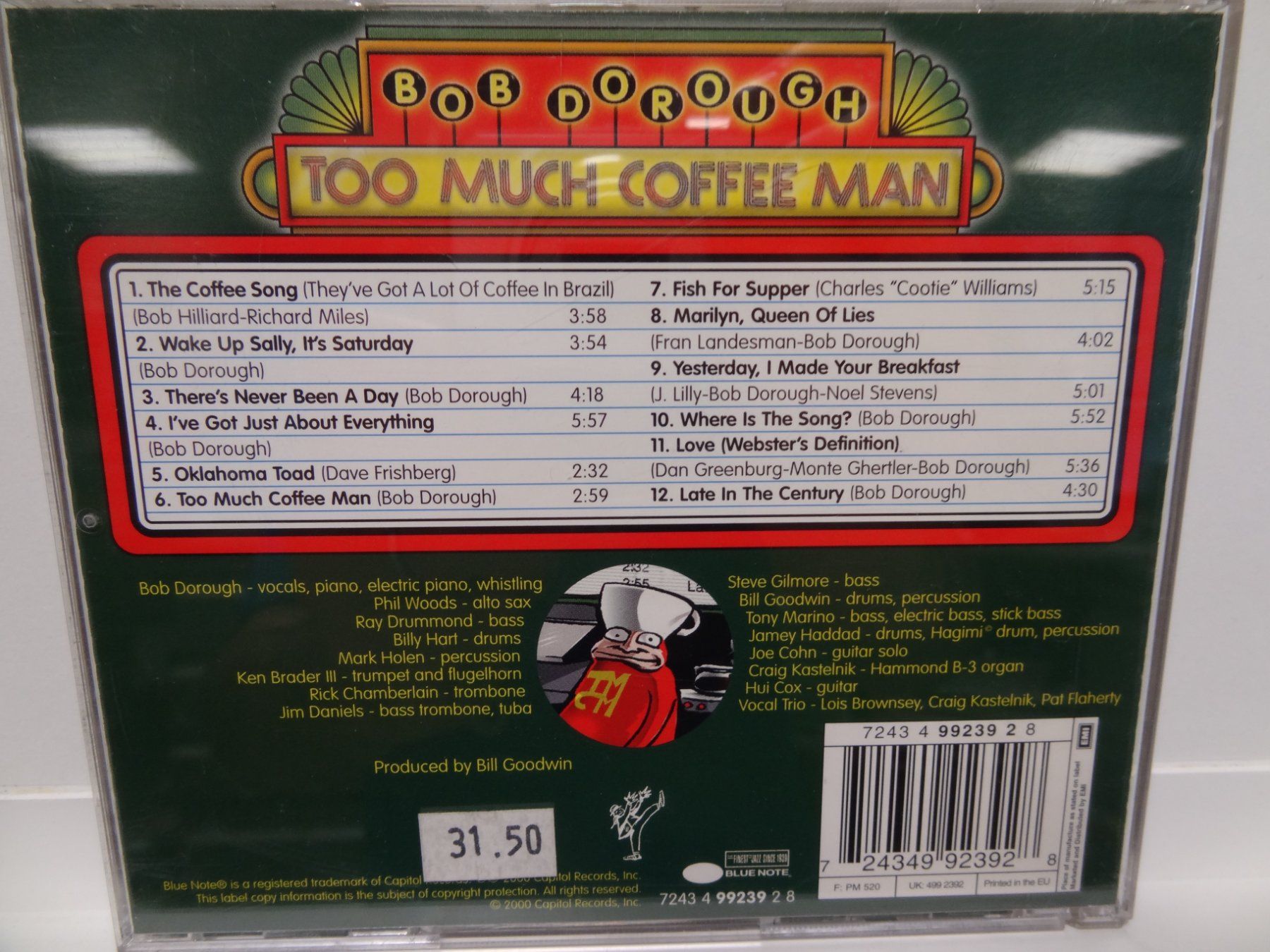 CDs: Bob Dorough - Too Much Coffee Man CD – D'occasion à luzern par musicandart 1