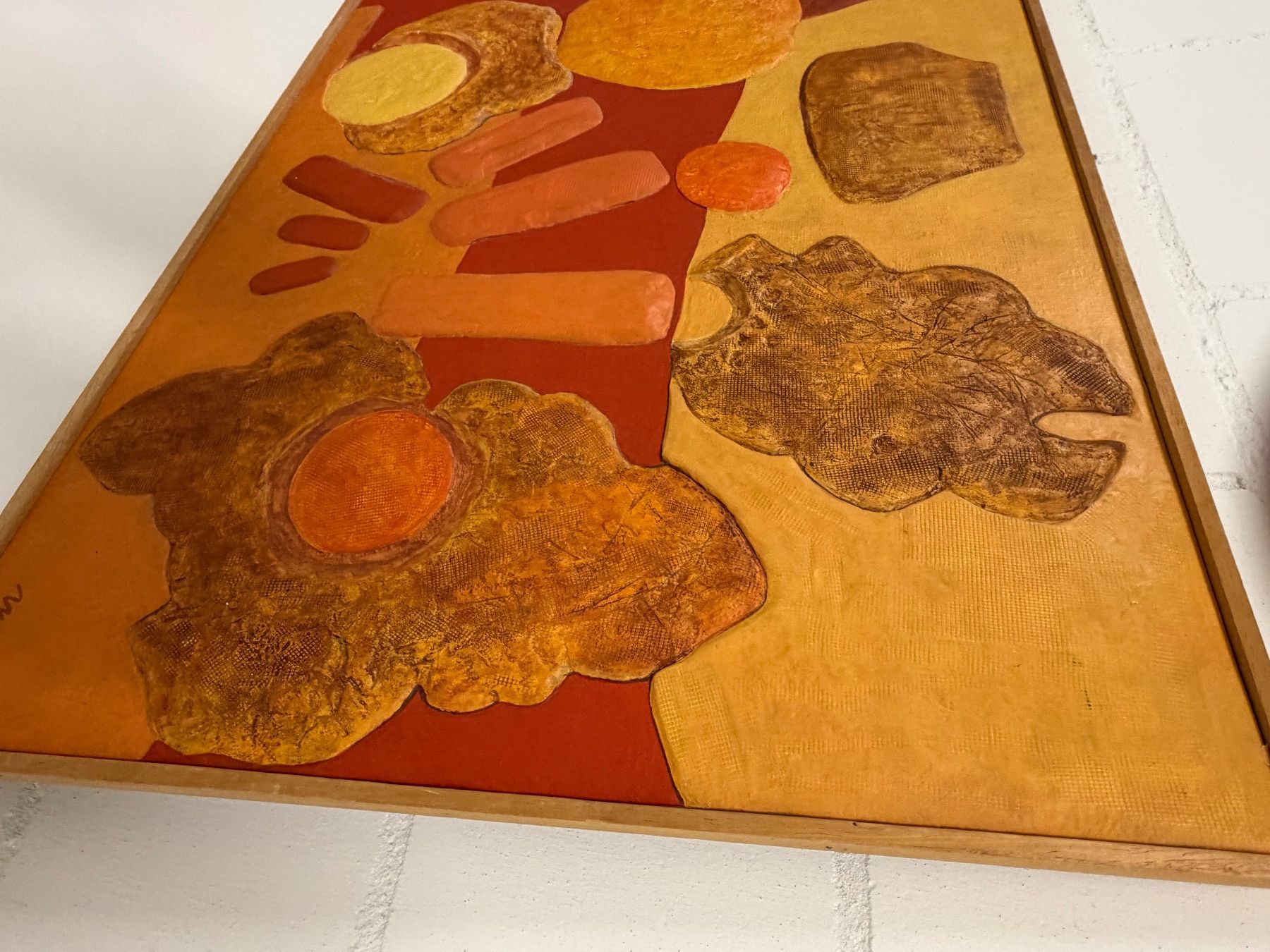 Dipinti: Abstrakte MARTHY 1978 Strukturierte Mixed Media Kunstwerk – Usato da Basel venduto da PAUL_ART 5