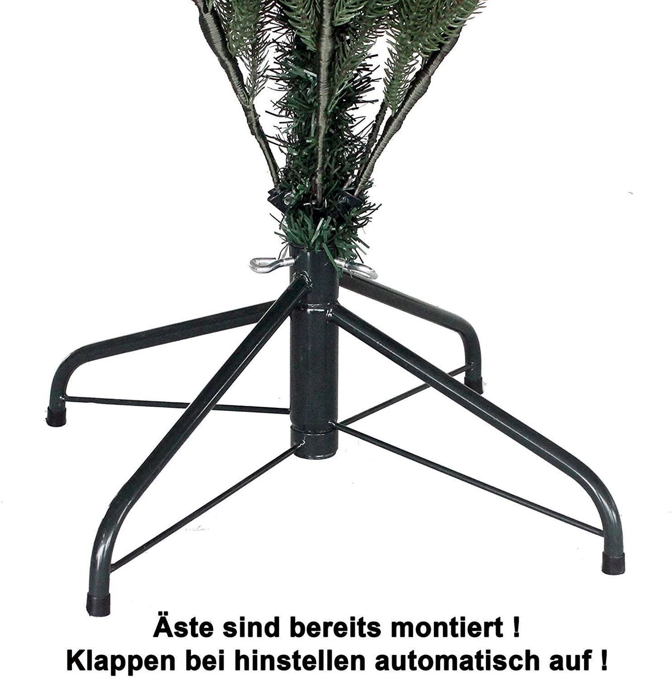 Tutte le decorazioni: Weihnachtsbaum 180 cm + Metall Ständer – Nuovo e nell'imballaggio originale da Bottighofen venduto da zaap 4